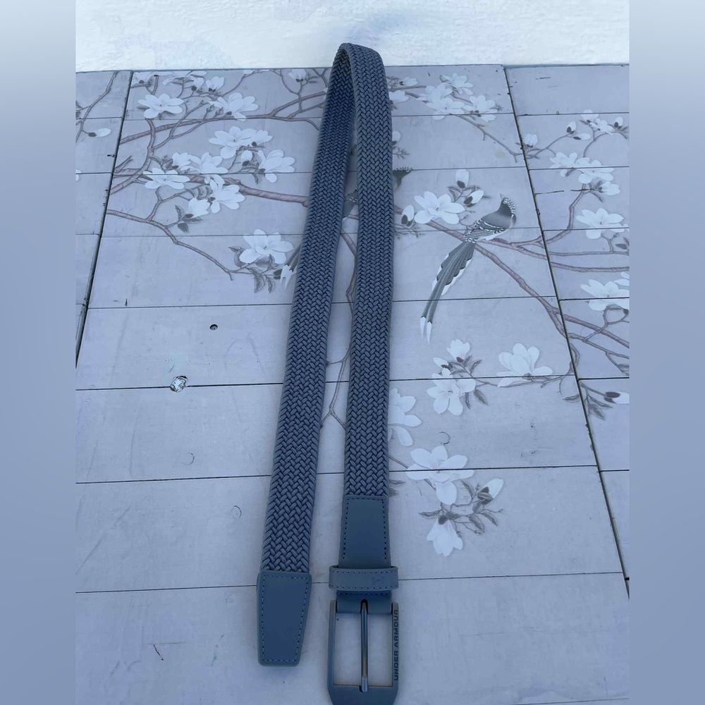 Under Armour Gray Woven Belt